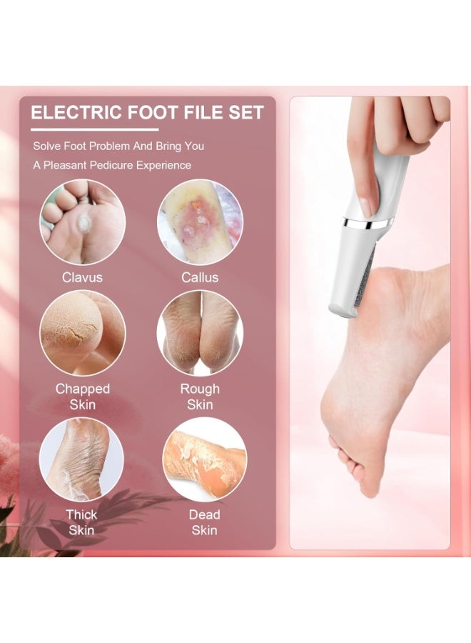 general Electric Foot Callus Remover,Smooth Pedicure Wand Rechargeable Electric Foot File,Professional Pedicure Tools for Dry, Dead, Cracked, Hard Skin, at Home Feet Spa Care Kit for Men & Women - Image 4